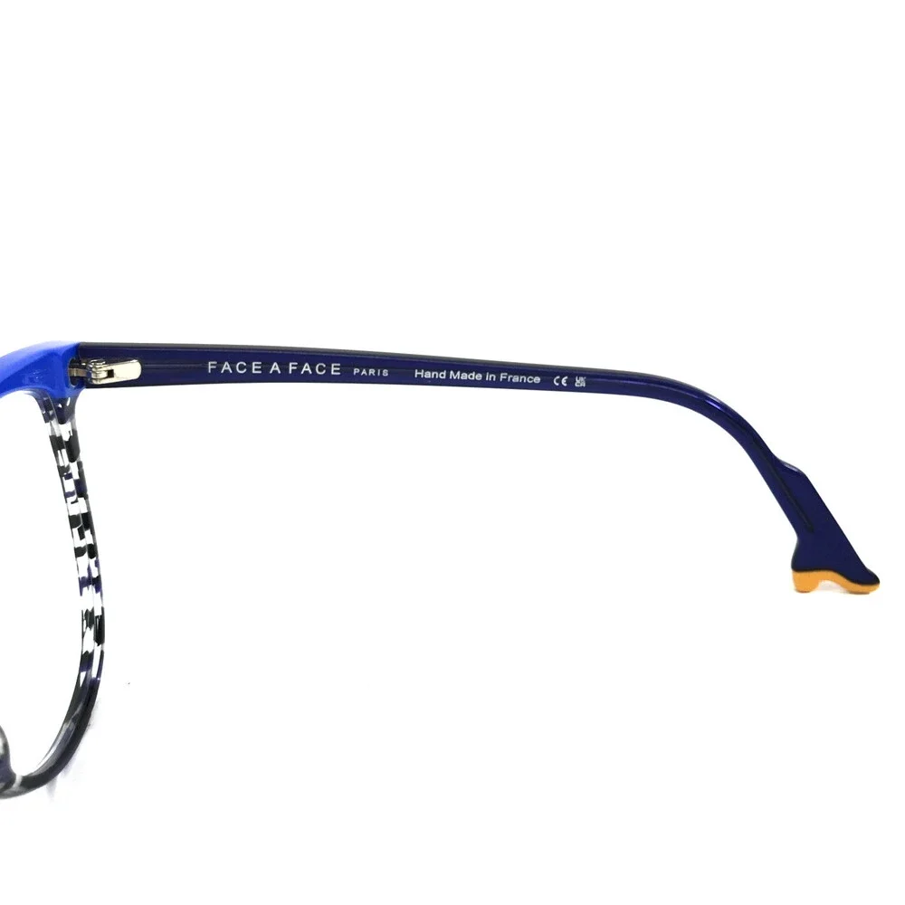Bocca by Face A Face Eyeglasses Frames KAHLO 3 Col 2162 Flashy Blue 55-16-145